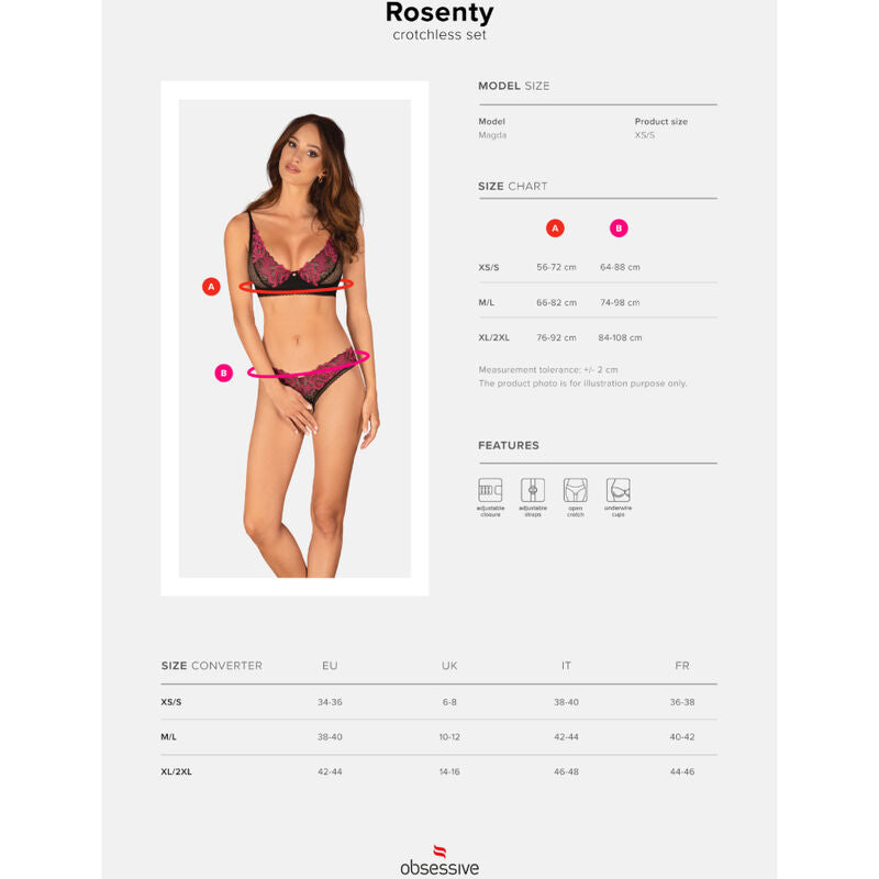 Lingerie set "Rosenty"