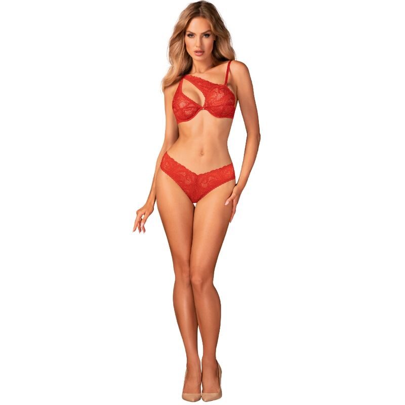 Lingerie Set " Atenica " deux pièces rouge