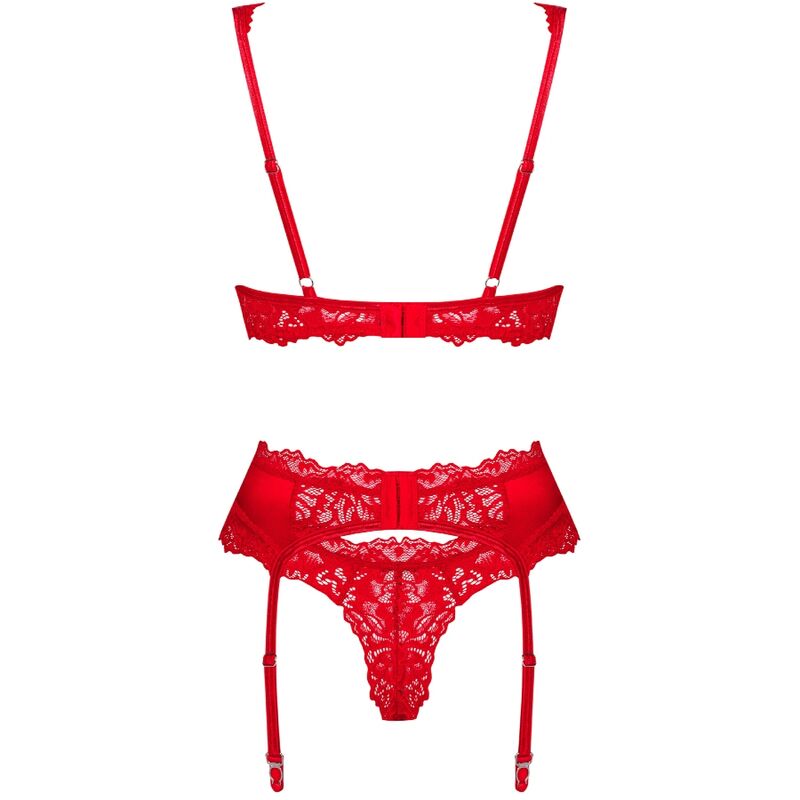 Lingerie set "Amor cherris" ensemble trois pièces