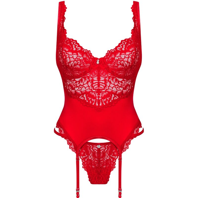 Corset & string "Amor Cherris"
