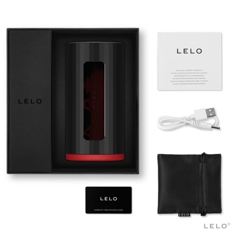 Lelo - Masturbateur F1S v2 Noir Connécté