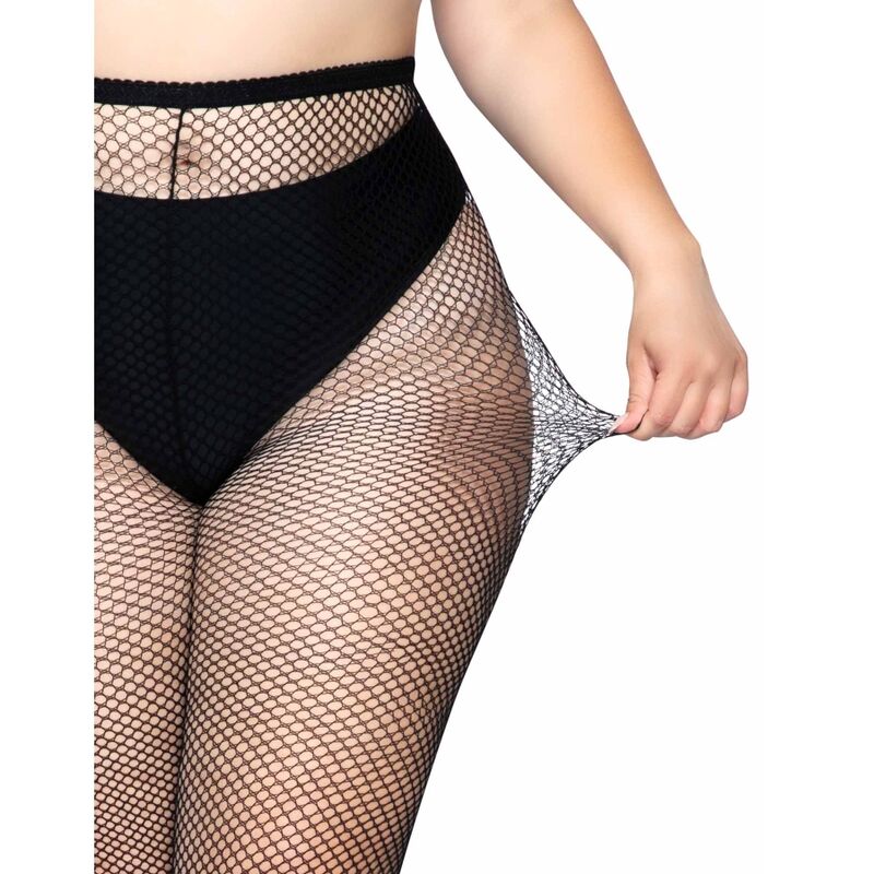 Collants résille grande taille