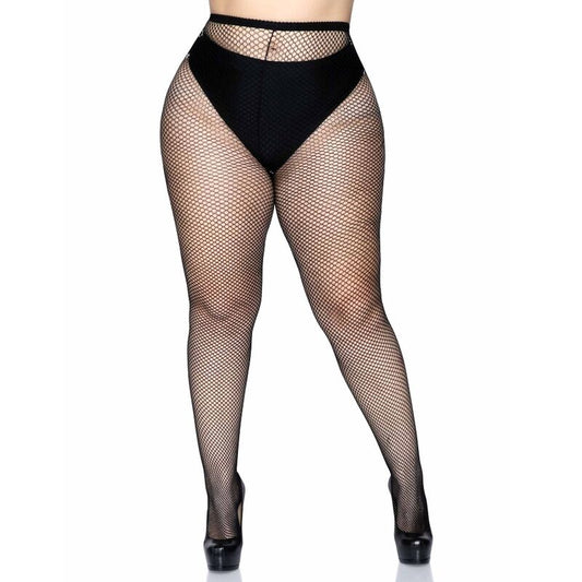 Collants résille grande taille