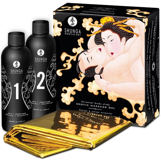 Shunga - Gel de massage érotique melon mangue oriental