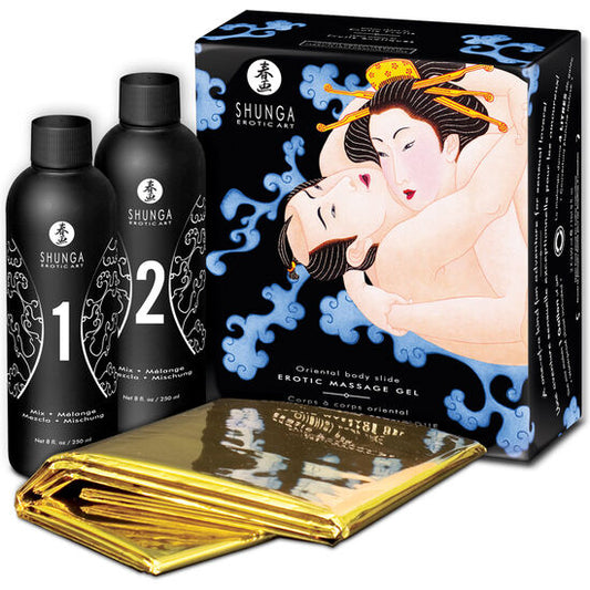 Shunga - Coffret de massage Oriental fruits exotiques