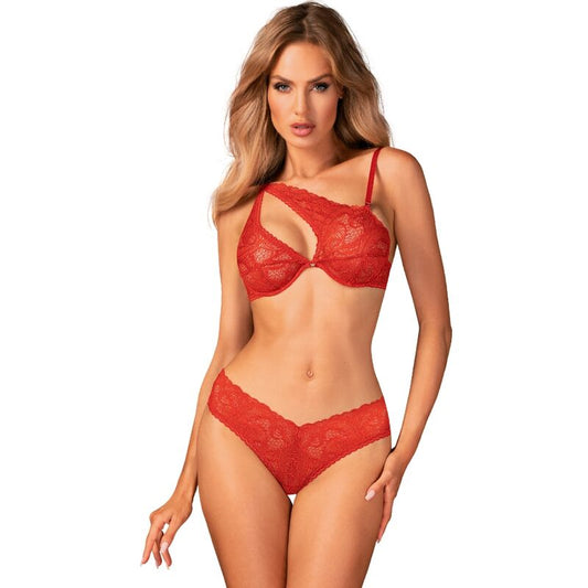 Lingerie Set " Atenica " deux pièces rouge