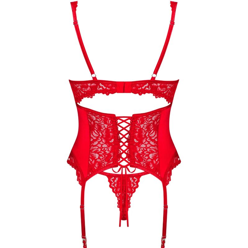 Corset & string "Amor Cherris"