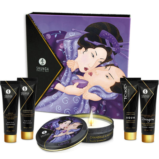 Shunga - coffret de massage romantique Fruits exotiques