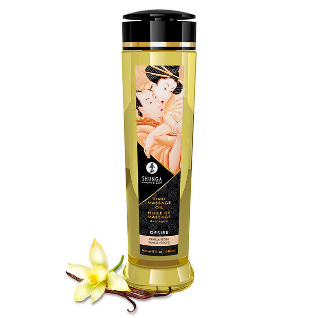 Shunga - Huile Vanille Érotique désir 240 ML