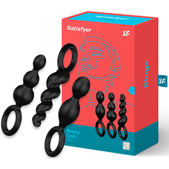 Satisfyer - Coffret 3 jouets noir